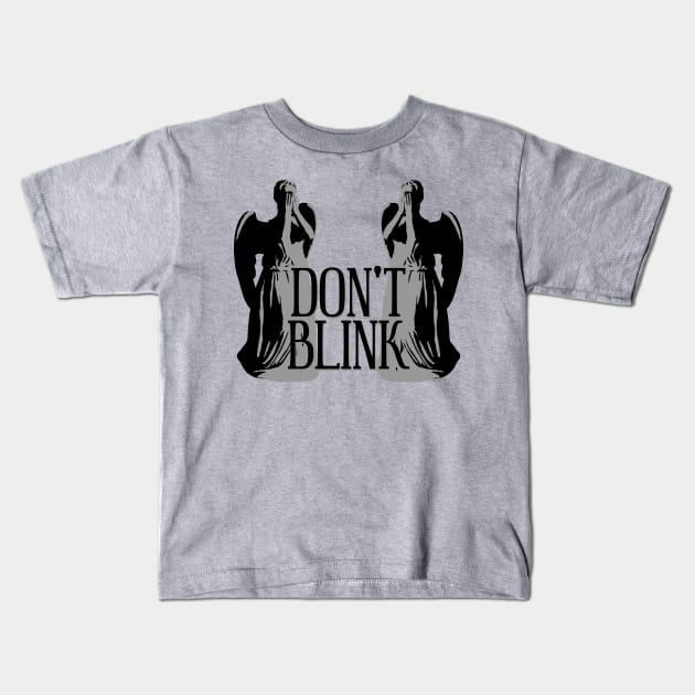 Alert - Weeping Angels - Dont Blink 1 Kids T-Shirt by EDDArt